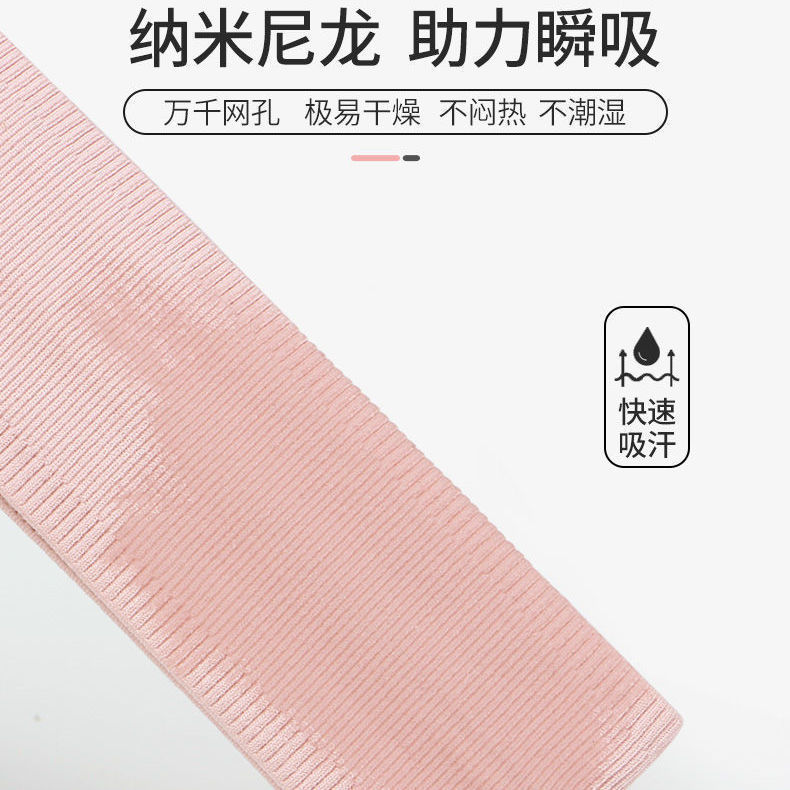 Adult outdoor running sports headband lulu yoga headscarf knitted sweat-absorbing and sweat-stopping belt basketball fitness hair tie pic 7