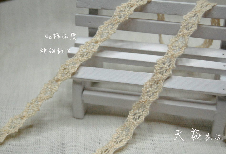 1.0CM exquisite cotton lace hat/throw pillow accessories /DIY fabric /ZAKKA handicrafts pic 4