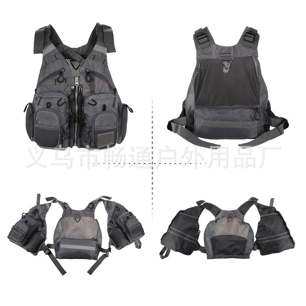 Rock fishing vest, sea fishing suit, fishing life jacket, multi-pocket foam, detachable pic 7