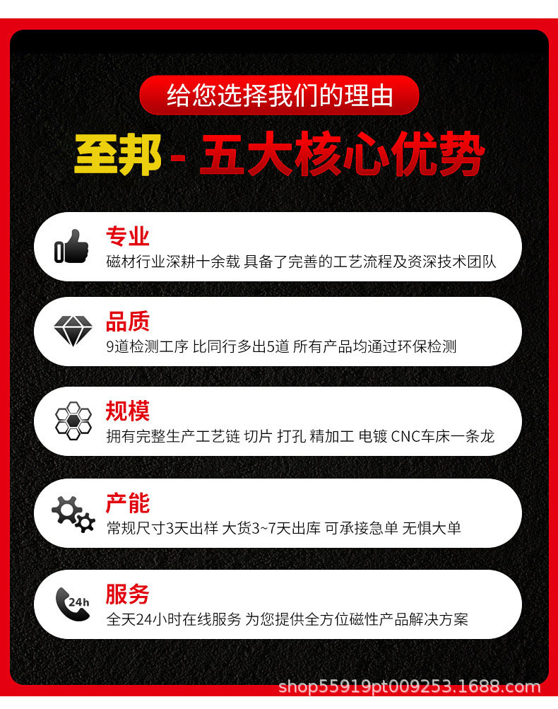 直销适用于苹果13magsafe磁吸磁铁 发射端 无线充永磁强力磁铁详情6