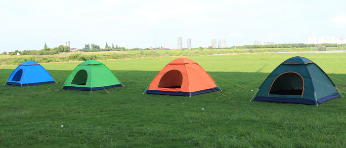Digital Jungle camouflage single, Double, four-person manual and automatic single-layer and double-layer outdoor camping tents pic 5
