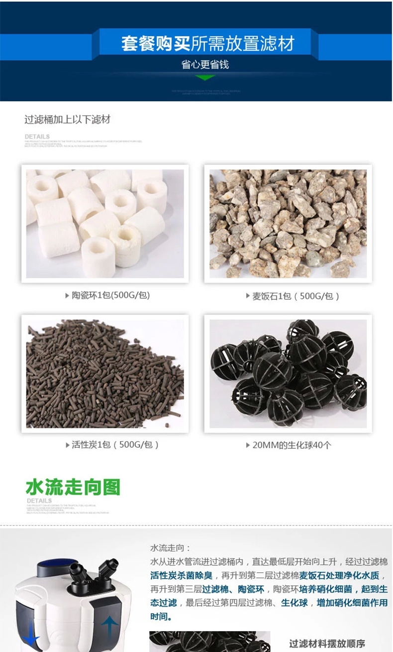 鱼缸外置过滤器 HW-304B带杀菌灯缸外过滤器鱼缸外置详情32