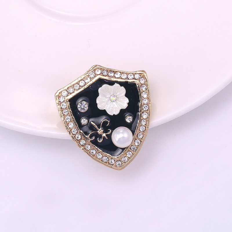 新款胸针奢华大气八芒星胸花别针韩国复古勋章衣小香风配饰详情17