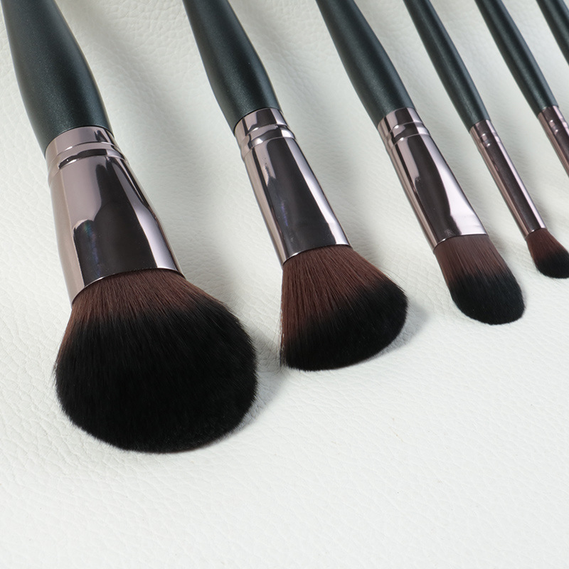 Matte pink 8-piece makeup brush set, loose powder blush brush, storage beauty tools, complete set of soft-bristled makeup brushes pic 16