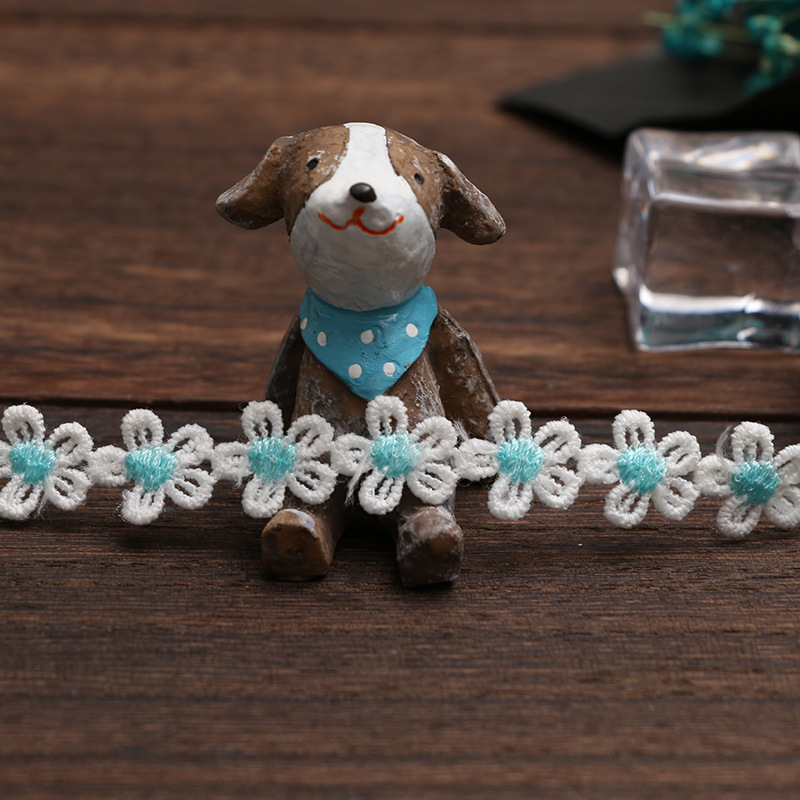 1.5CM water-soluble embroidered little bee lace, Daisy sunflower, DIY handmade accessories, clothing, hair accessories, fabric, tiled pic 9