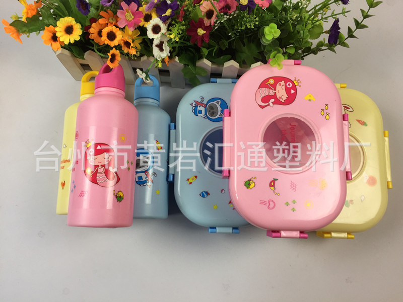 Customized 304 stainless steel lunch box for children without high-transparency preservation box, cartoon lunch box, portable preservation set 800ML pic 9