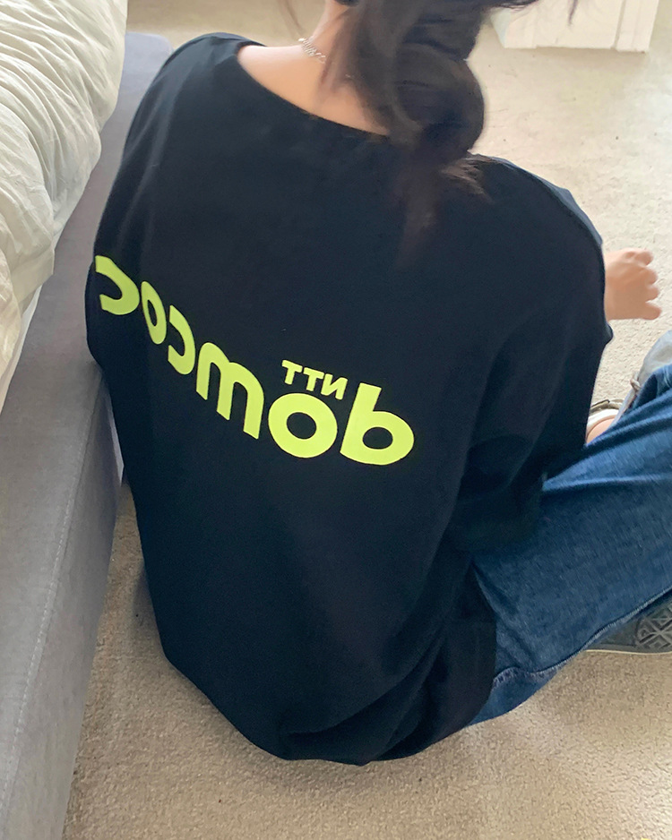 Douyin pure Cotton short-sleeved T-shirt for women's Summer 2022 mid-length embroidered round-neck trendy new top plate-size women's wear pic 53