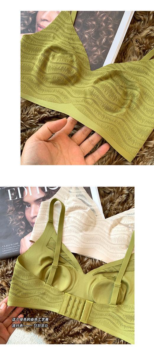 兔耳朵性感轻薄款内衣女大胸显小透气聚拢收副乳无钢圈防下垂文胸详情11