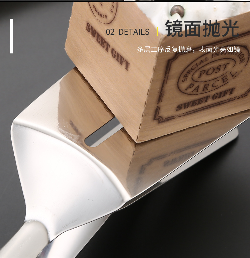 不锈钢多功能煎鱼夹煎铲牛排夹子厨房食品夹烧烤夹面包夹煎饼夹子详情12