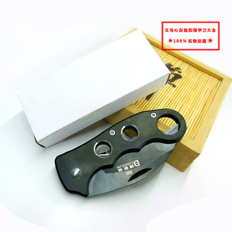 Boston outdoor folding knife, stainless steel fruit knife, portable folding camping knife, supermarket premium knife, military knife card pic 26