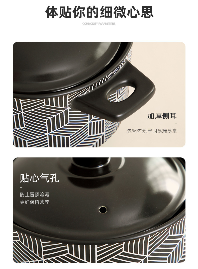 Red clay pot stew pot household gas stove special high-temperature resistant ceramic clay pot 煲仔饭 soup dry boiling pot pic 18