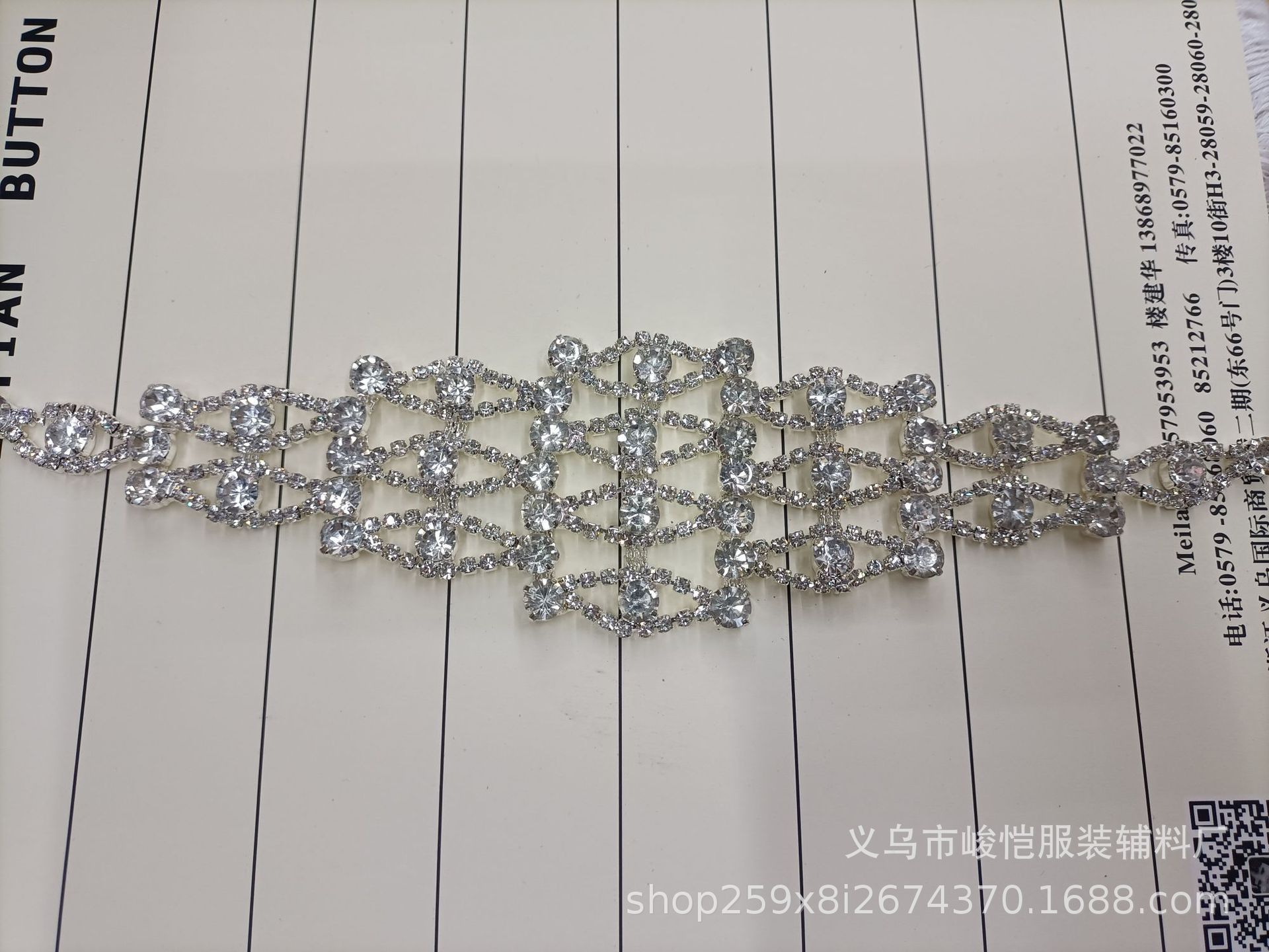New hand-sewn diamond jewelry accessories, wedding dress accessories, belt decorations, DIY handcrafted materials, rhinestone decals pic 23