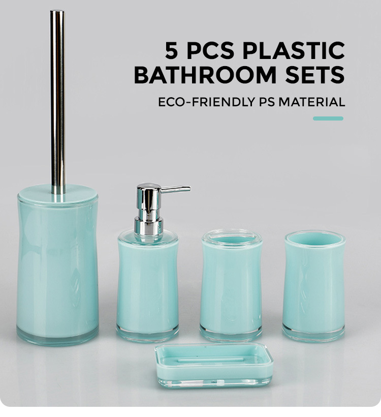 Luz artículos de tocador de lujo conjunto de 4 piezas artículos de tocador de color caramelo conjunto de tocador soporte de cepillo de dientes cuarto de baño conjunto de 4 piezas pic 11