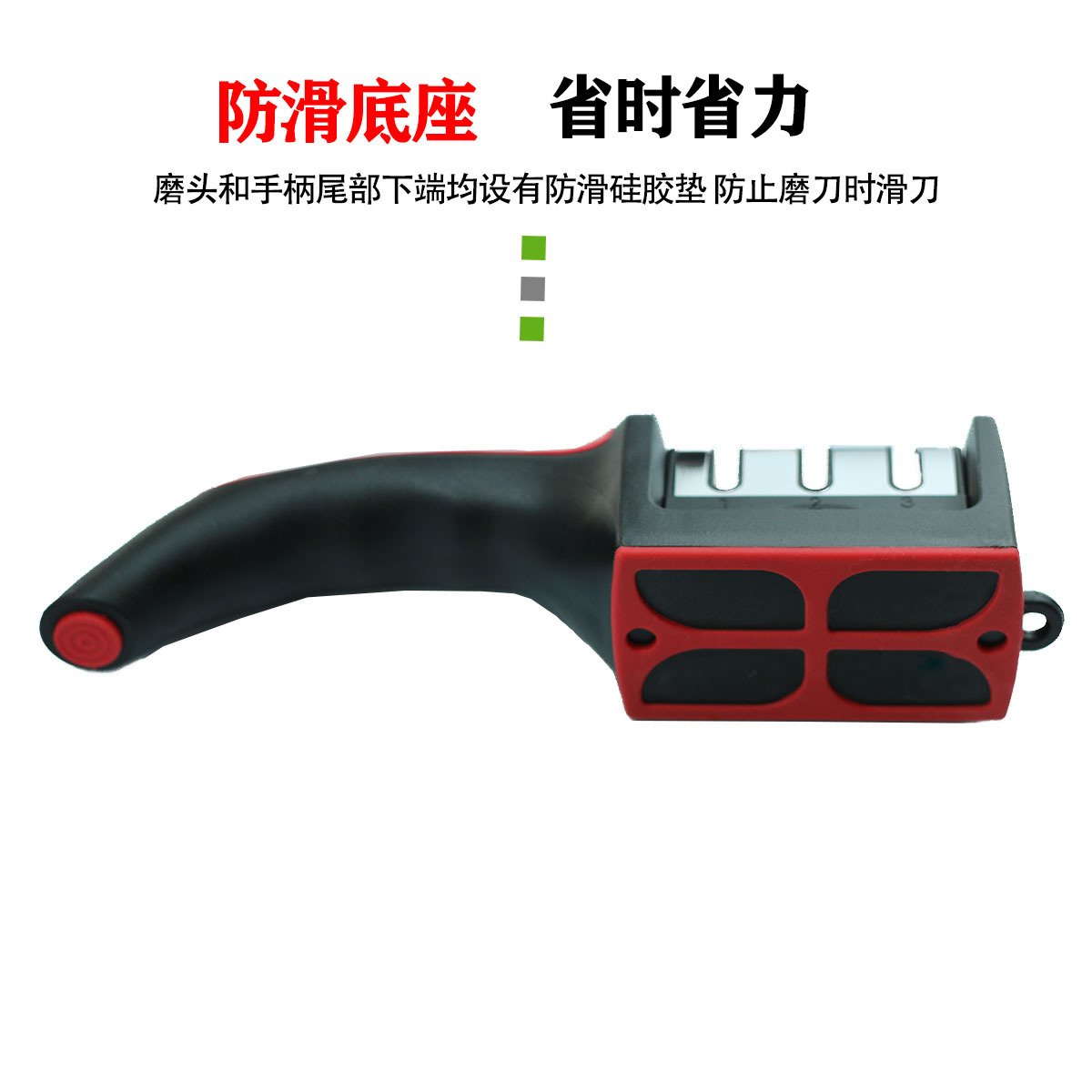 新款磨刀器家用快速磨刀棒金刚石多功能手持三段磨刀石厨房小工具详情5