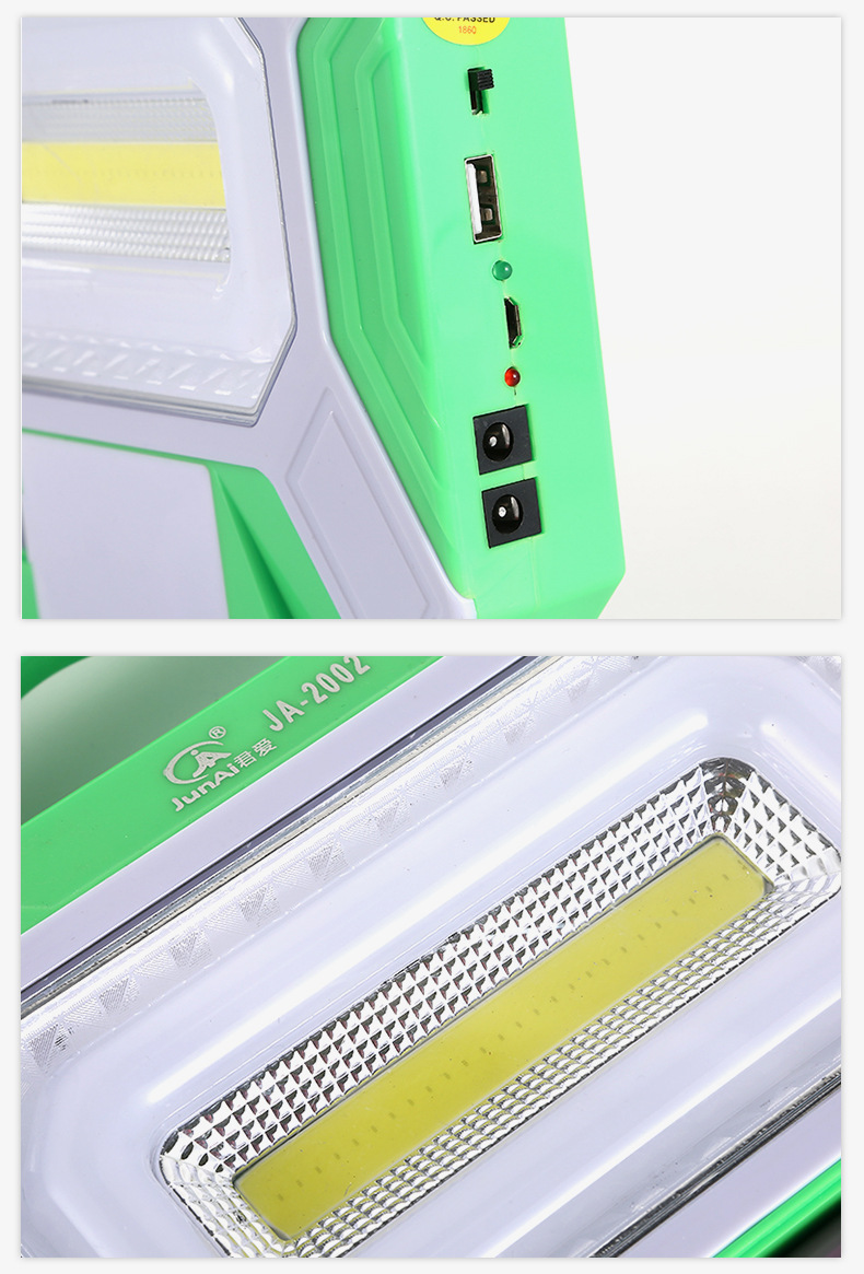The new high-power solar system comes with a 1-drag 4-wire portable emergency lighting lamp for outdoor camping pic 7