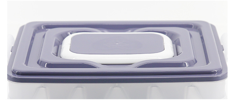 Household refrigerator fresh-keeping box, dumpling and wonton storage box, new color frozen dumplings, multi-layer quick-frozen and frozen dumpling tray pic 5