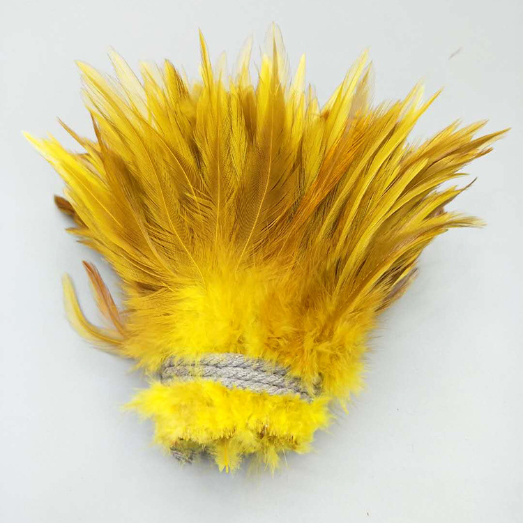 Hunan origin: 5-6-inch colorful chicken feathers, cat toys, dream catchers, hat flower accessories, DIY feathers pic 26