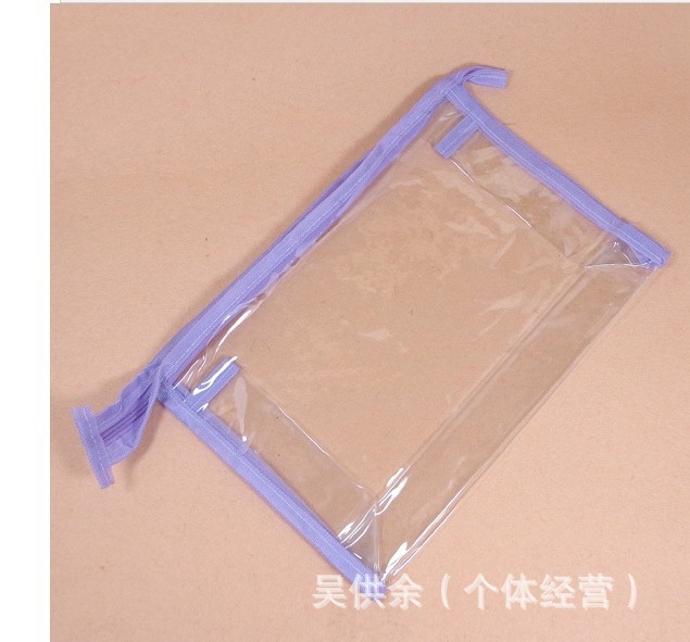 新款韩版化妆收纳包PVC化妆洗漱包 定制旅行透明化妆包厂家批发详情5