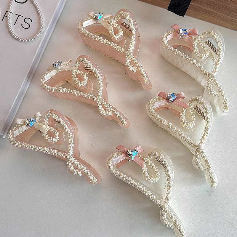 银色金属发夹后脑勺发量多大号盘发抓夹高级感鲨鱼夹韩国头发饰女详情13