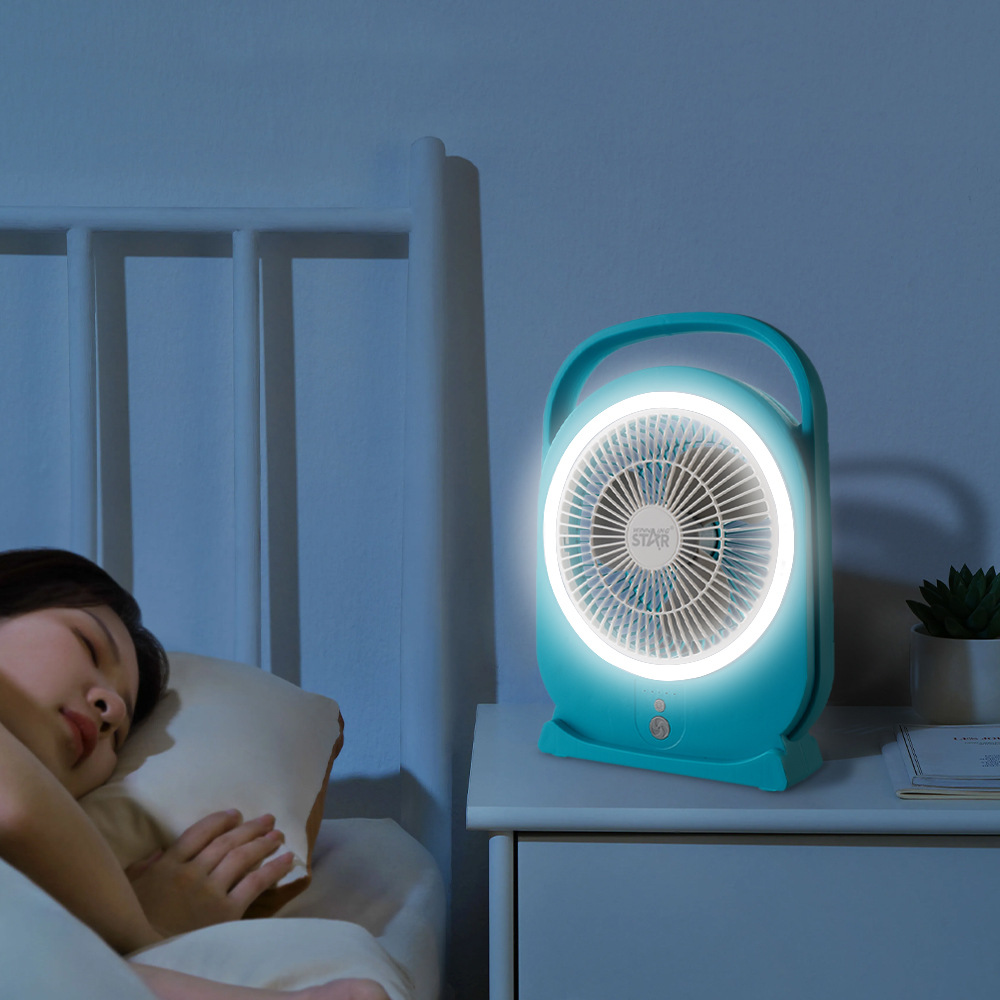 winning star brand exclusive AC/DC current 8-inch mini TYPE-C/USB interface small electric fan pic 2