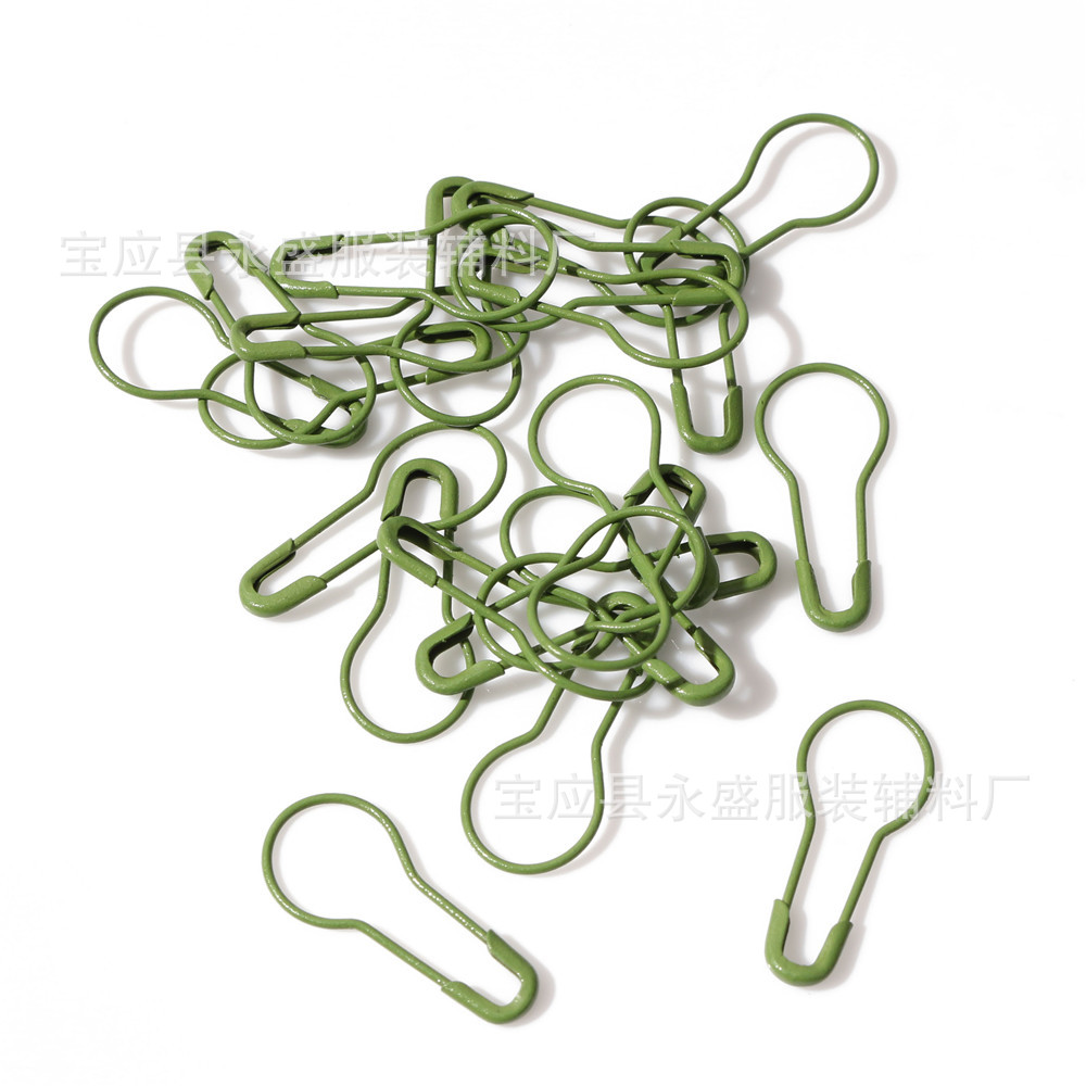 15色450枚透明盒装葫芦别针套装 服装吊牌彩色安全别针工厂批发详情12