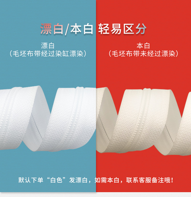 3号尼龙码庄拉链，玩具辅料拉链，长塑料拉链条