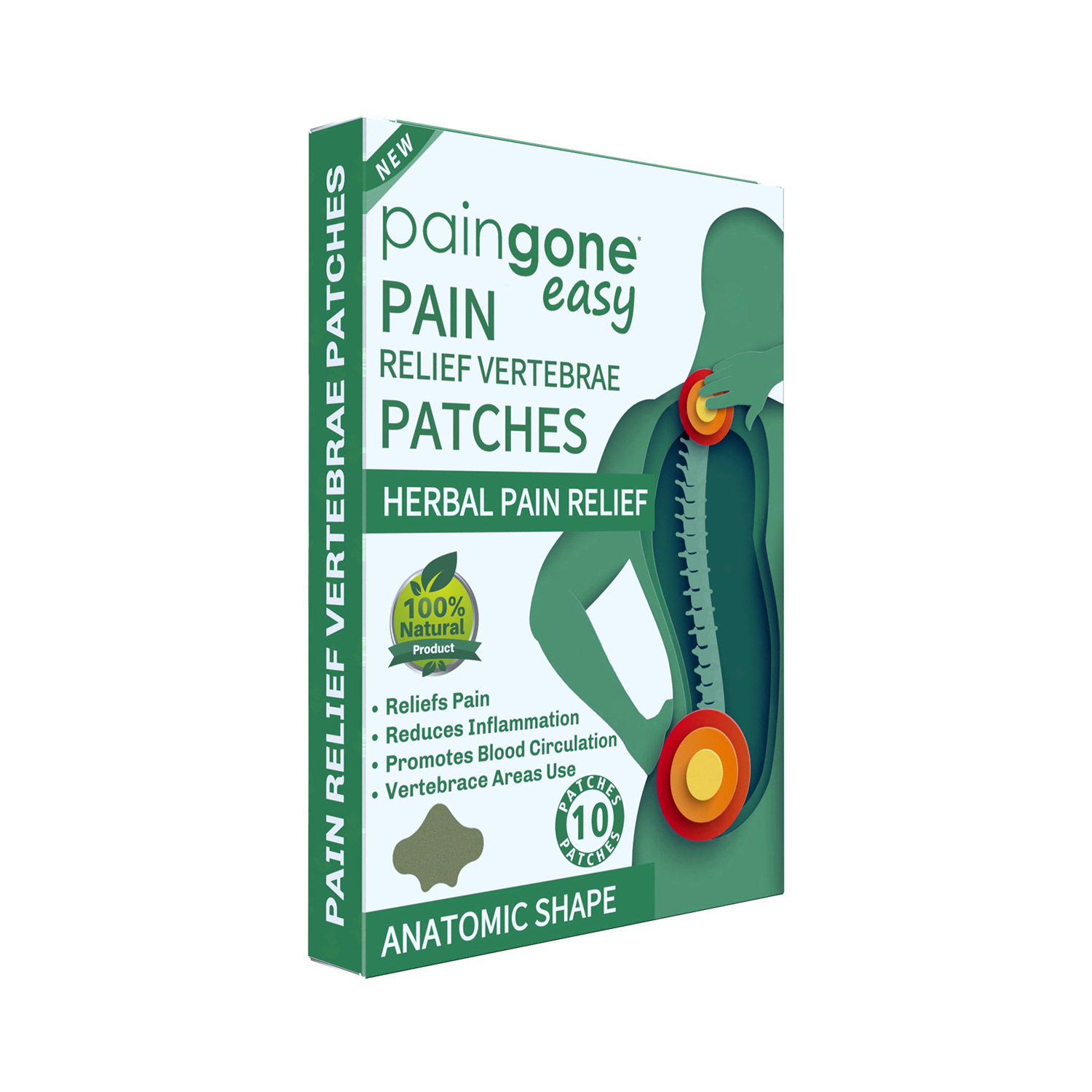 Cross-border household heating mugwort lumbar vertebrae ginger patch, waist and shoulder joint Babu elastic patch for export wholesale pic 25