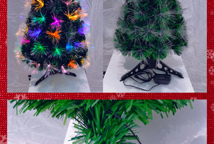 Shengfa 1.8M colorful light Feather Christmas Tree, household simulation Large luminous Christmas PVC tree factory wholesale pic 43