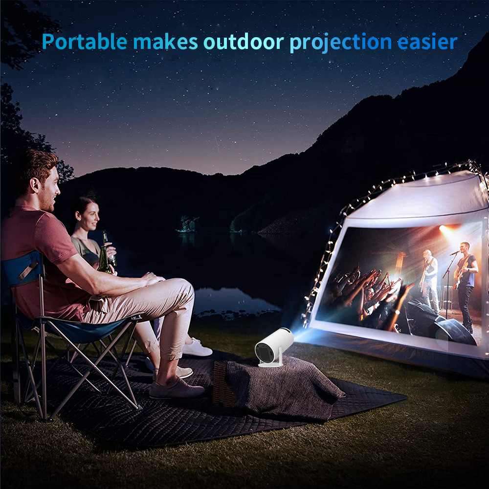 The new HY300 projector model is a portable mini projector for home dormitories, available for Android and high-definition cross-border use pic 10