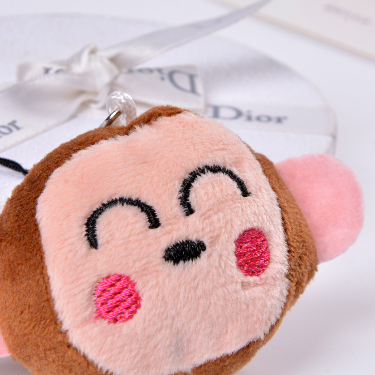 Cartoon animal head plush pendants, mini dolls, toys, headwear, clothing accessories, small claw machine dolls pic 7