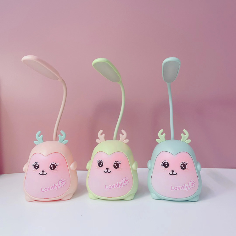 卡通USB企鹅台灯桌面学习台灯阅读灯床头灯学生礼品灯折叠LED台灯详情20