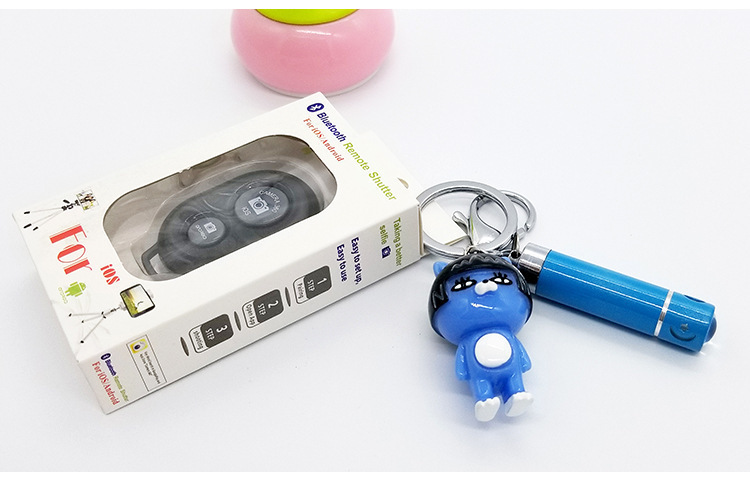 Mobile phone selfie stick, Bluetooth selfie stick, Bluetooth selfie device, live streaming, mobile phone stand, remote control wholesale, Little q fill light pic 19