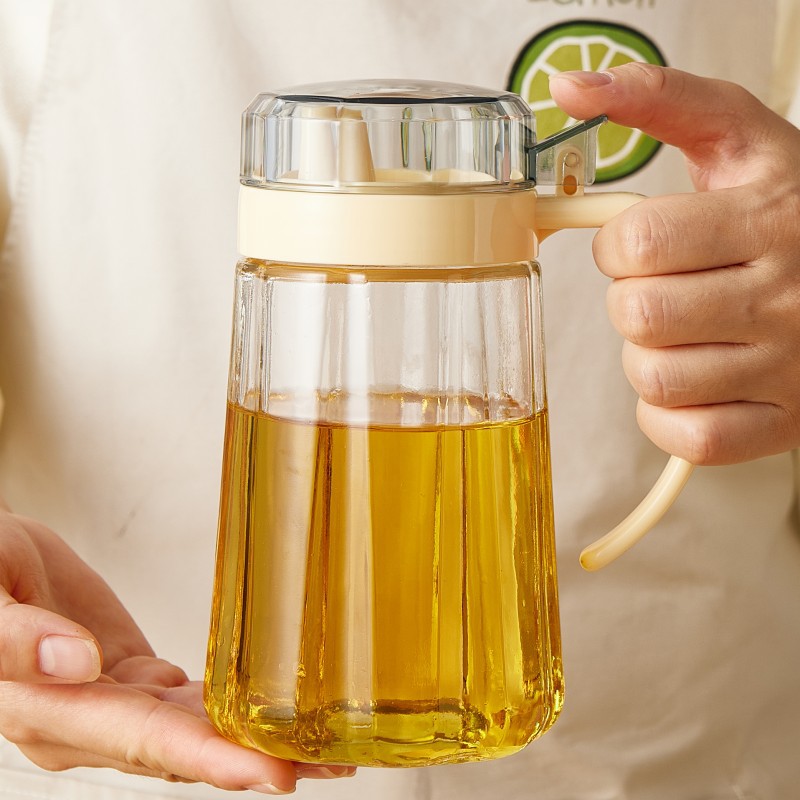 8575玻璃油壶酱油醋分装瓶油罐壶厨房家用调料瓶装油神器不挂油香油瓶详情2