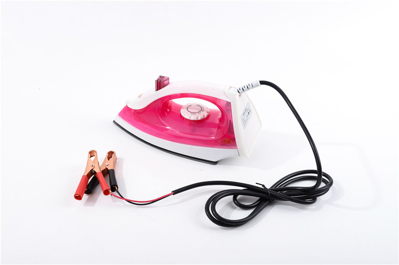 Dry Iron小家电挂烫机12V便携熨斗 接电瓶熨斗150W 外贸出口电熨详情4