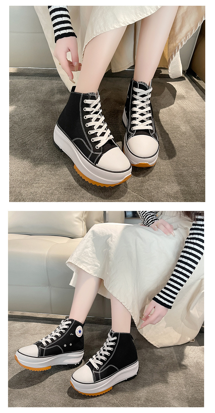 外贸大码女士高帮帆布鞋2023新款运动休闲单鞋百搭厚底透气小白鞋详情21