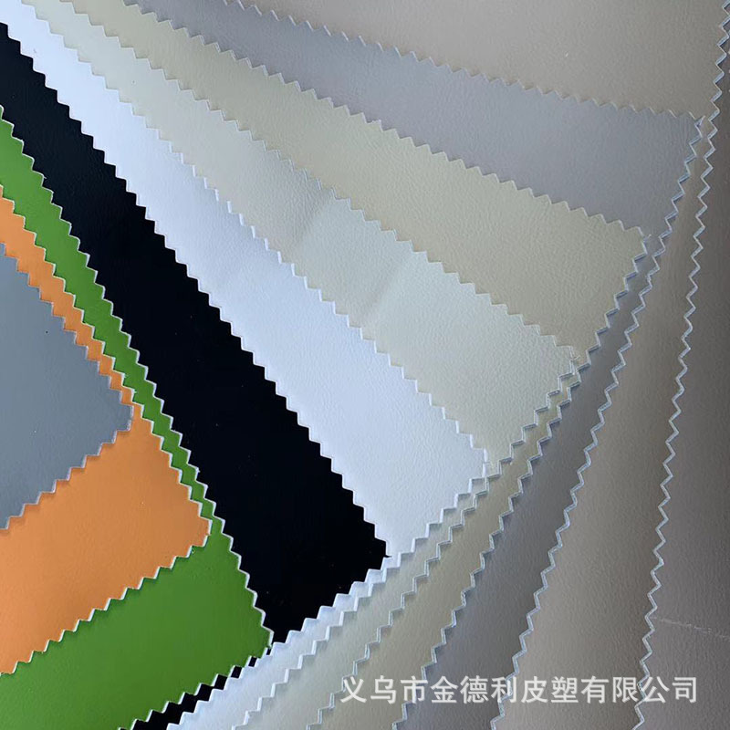 厂家直销家具沙发软硬包刺绣超纤平纹细纹皮革