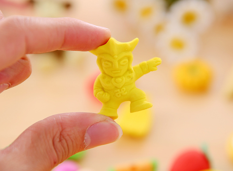 Zipper bag animal fruit cake, Christmas eraser, student prize, student eraser wholesale pic 19