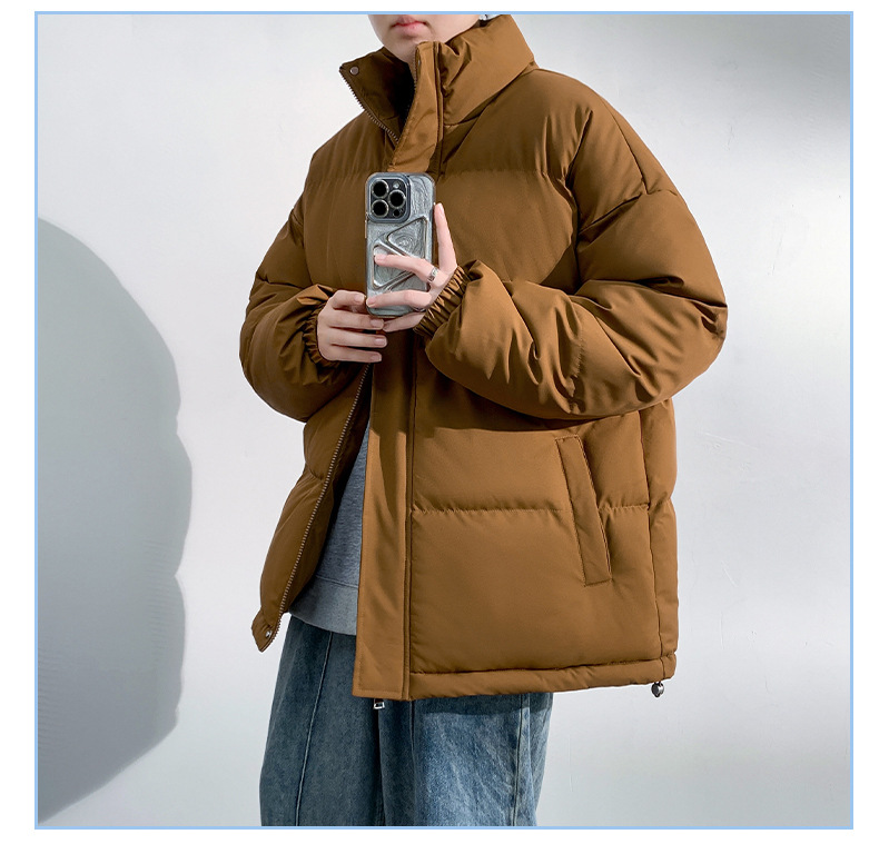 Cross-border M-8XL large-sized cotton-padded jacket for both men and women, winter custom thickened stand-up collar cotton-padded jacket, loose thickened cotton-padded jacket for men pic 23