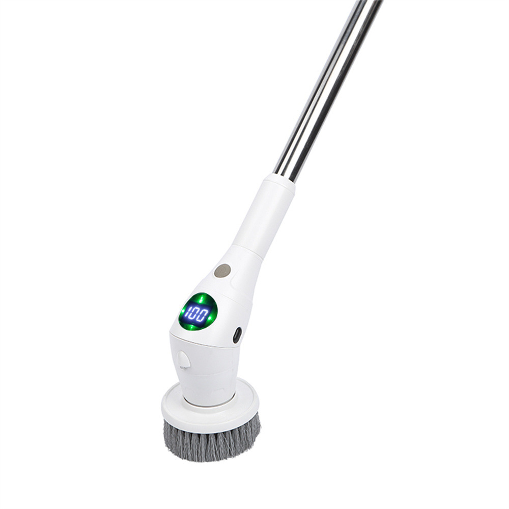 The new electric cleaning brush features an 8-in-1 display screen, three-position rotatable night light, and is a multi-functional waterproof wireless cleaning brush pic 25