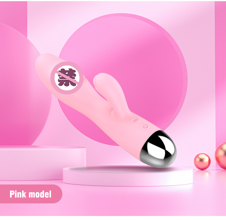 成人情趣用品硅胶充电双头震动棒女用自慰按摩器外贸详情15