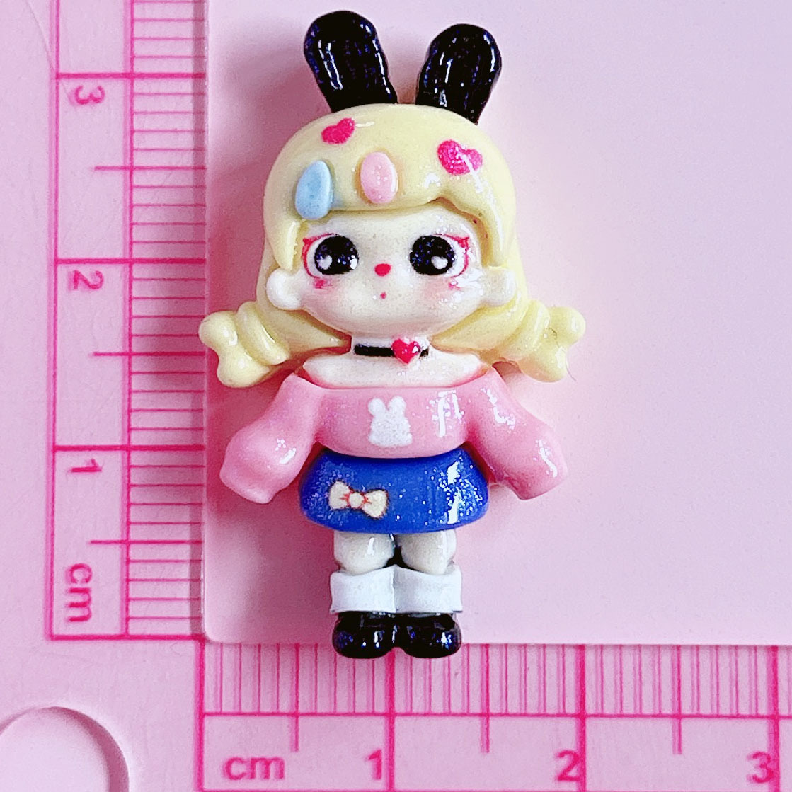 Rabbit-ear hair clips, resin accessories for cute girls, diy hair clips, hair accessory materials, brooches, accessories, stickers, pendants, decorations pic 26
