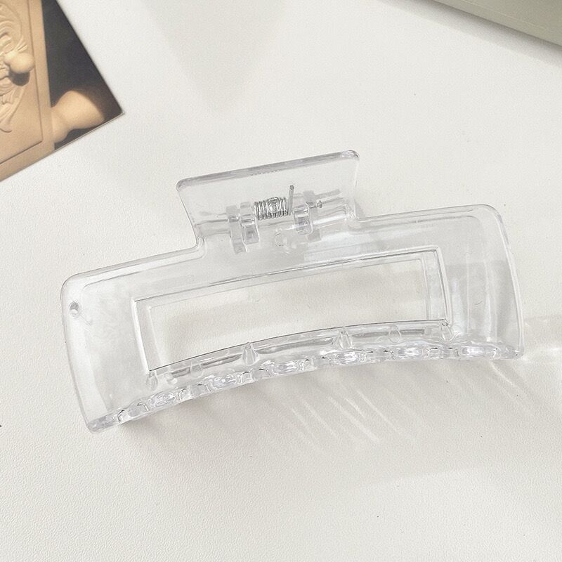 Shark Hairpin 2024 New Women's milk tea color Texture Large Resin hairpin, back head updo, wholesale pic 18