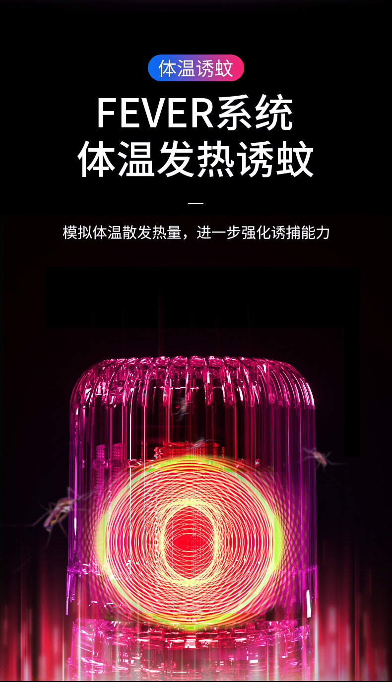 The new Mosquito Doctor mosquito repellent lamp is a usb rechargeable ultra-quiet household mosquito repellent lamp that uses electric shock inhalation light waves to attract mosquitoes pic 9