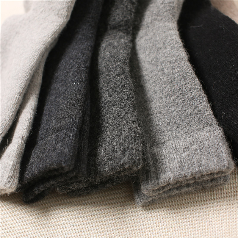 Autumn and winter wool socks for women, mid-calf socks with fleece and thickened heating and warmth, super thick wool socks for men, wool pic 12