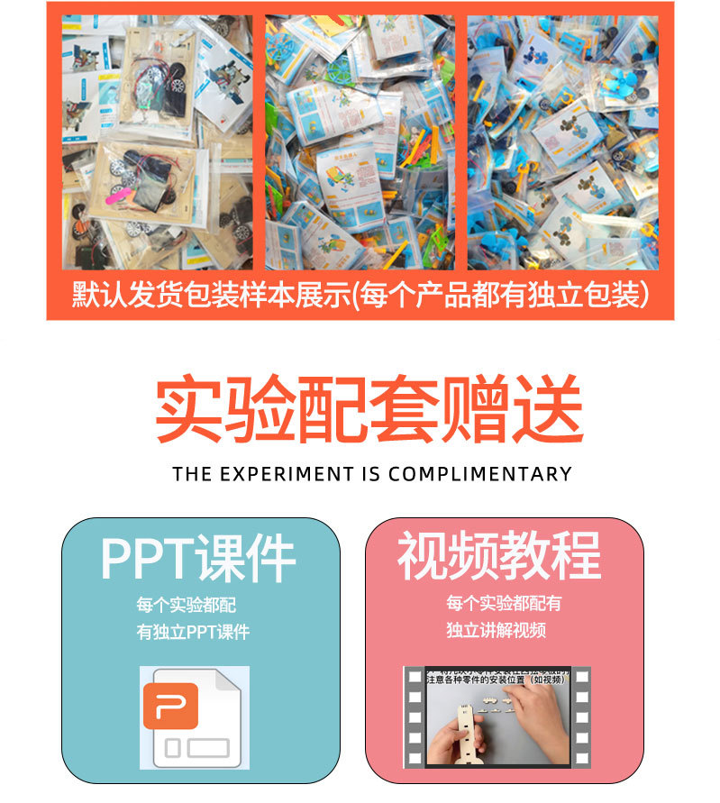 小学生玩具太阳能风力小汽车儿童益智科技小手工diy科学实验材料详情12
