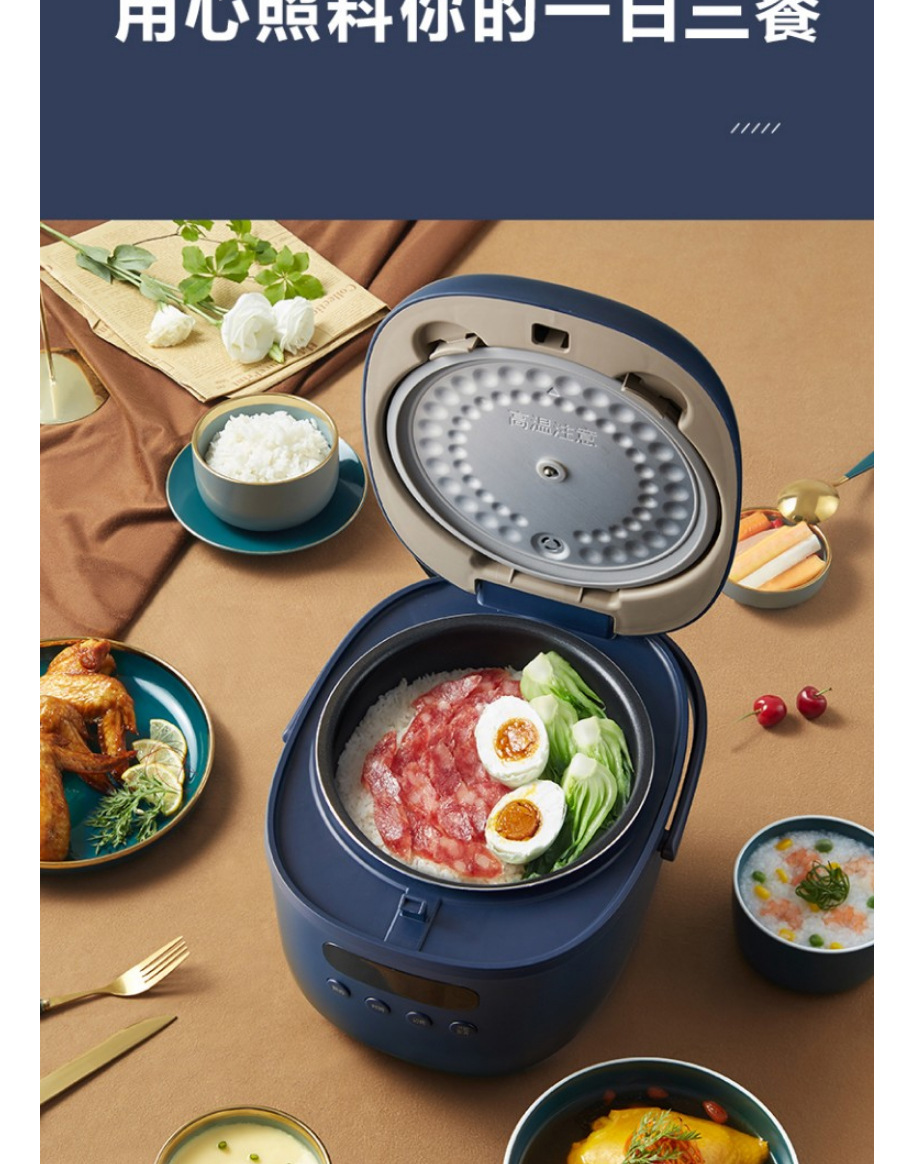 小熊DFB-B20N2迷你电饭煲2L多功能智能预约保温汤煮粥柴火饭礼品详情12