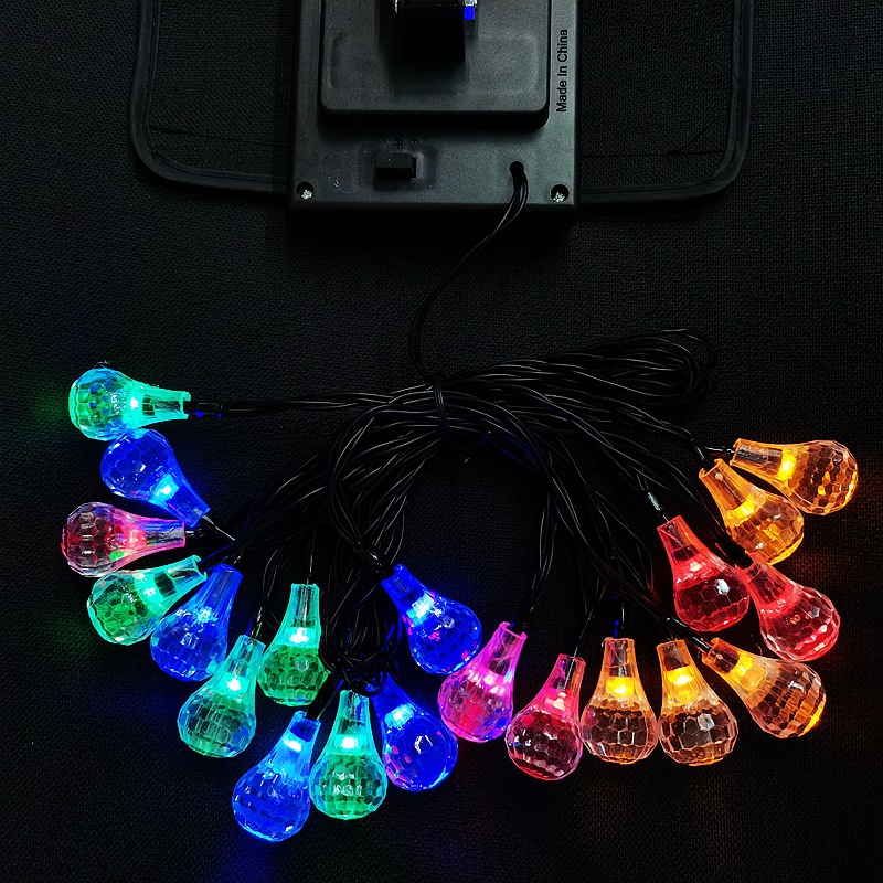 Solar light strings, flashing light strips, landscape lights, seven-color outdoor waterproof courtyard decorative lights, Easter pic 4