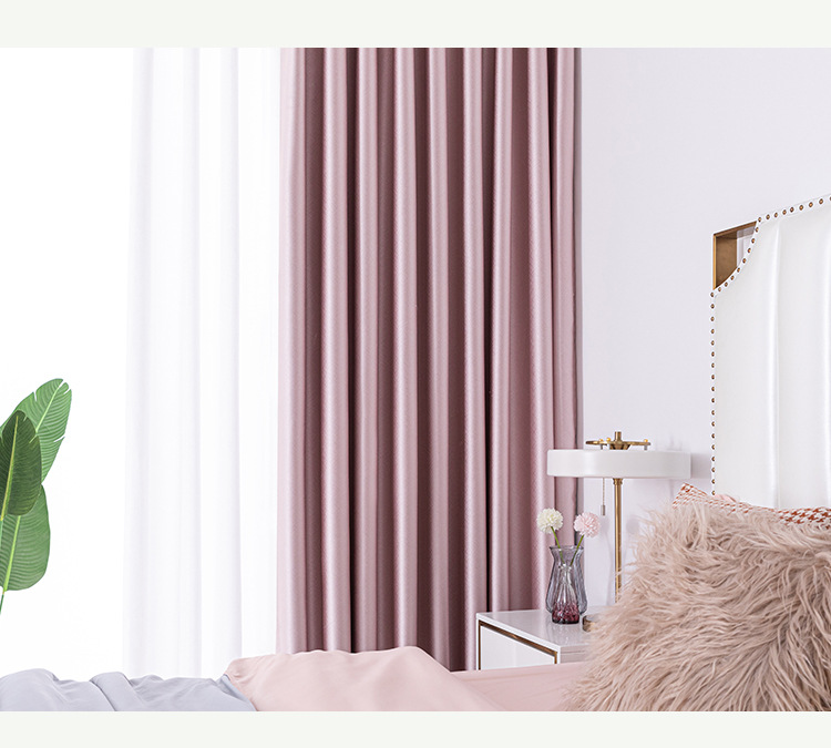 Full-blackout bedroom light-blocking curtains 2022 new style living room home hotel sun protection and heat insulation high-precision curtain fabric pic 43