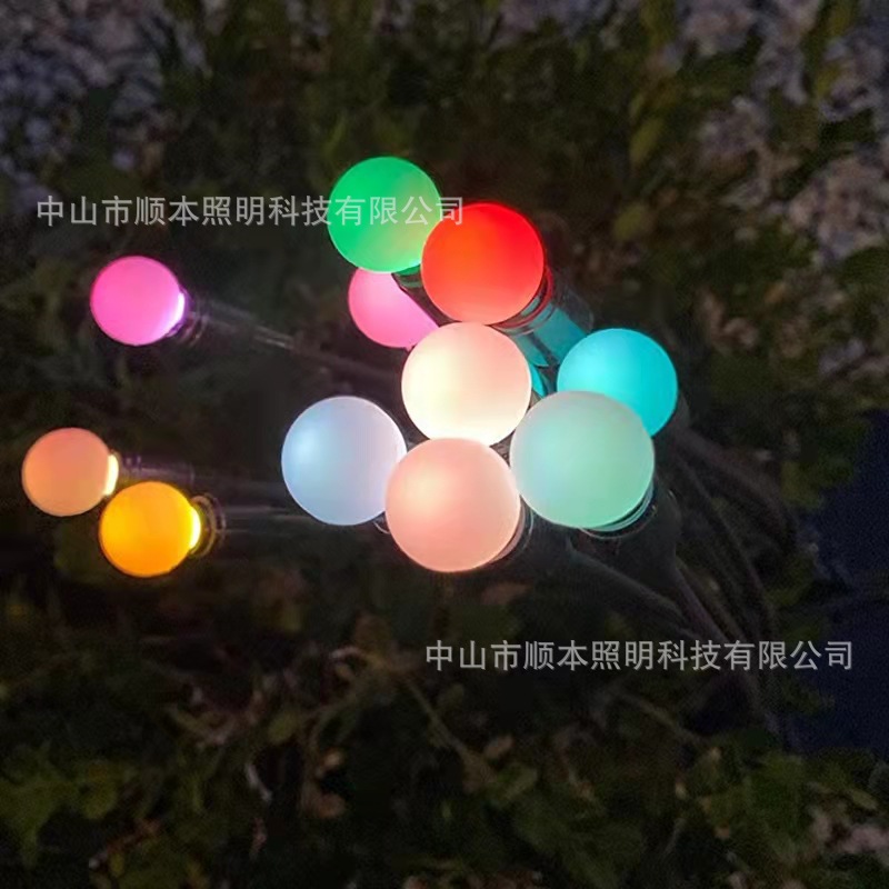 New LED solar firefly garden light, outdoor waterproof lawn light, garden atmosphere decoration, landscape ground plug pic 4