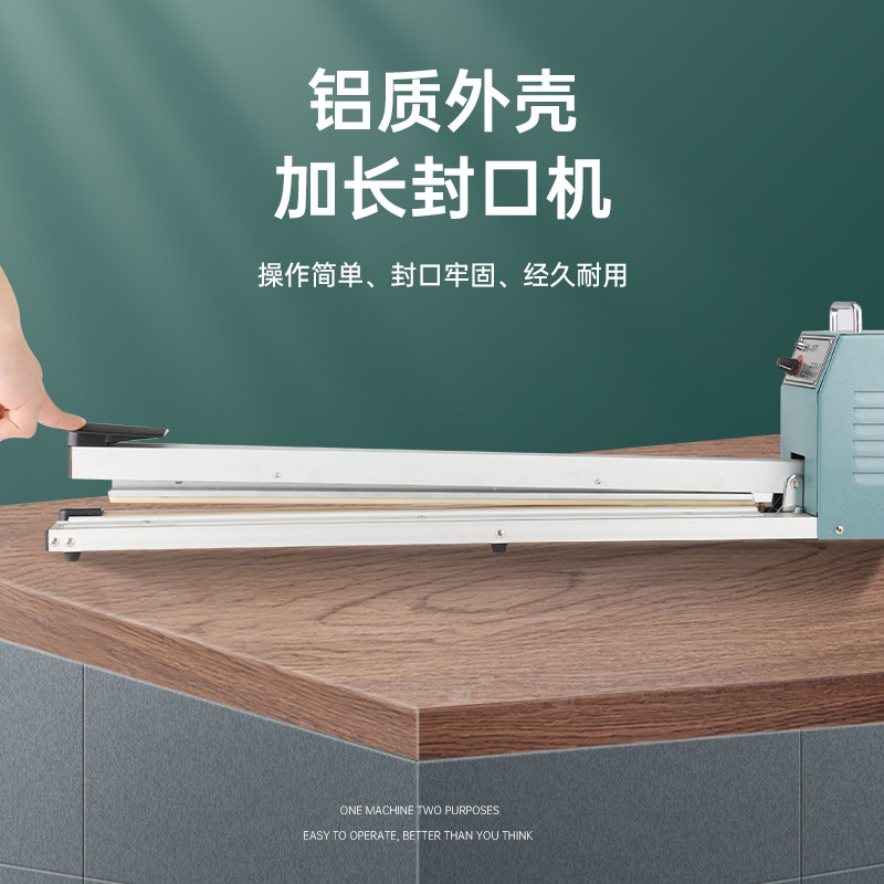 500-type hand-pressed aluminum frame continuous sealing machine, commercial plastic sealing machine, shrink film cutting and sealing machine, plastic heat sealing machine pic 4